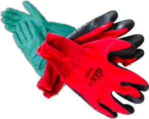 Luvas variadas